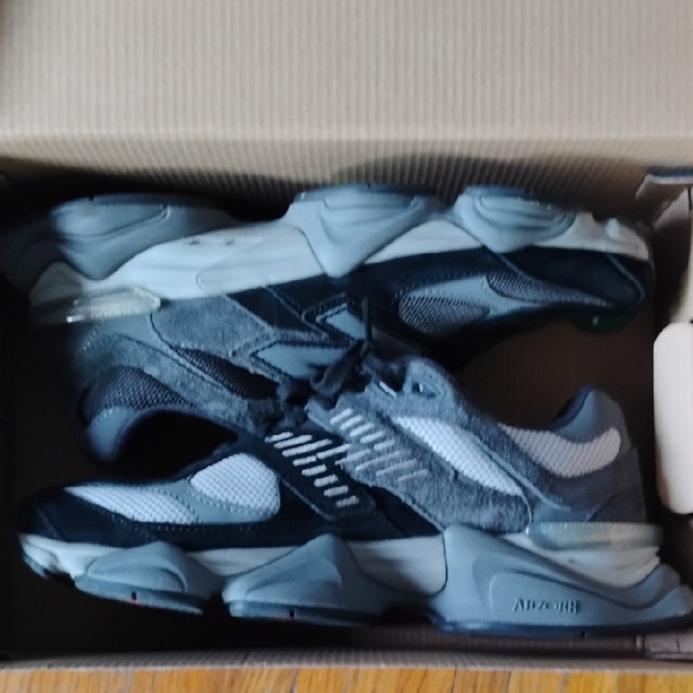 New Balance Gray and White Athletic Shoes